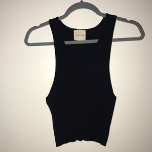 Ribbed Silence + Noice cropped tank